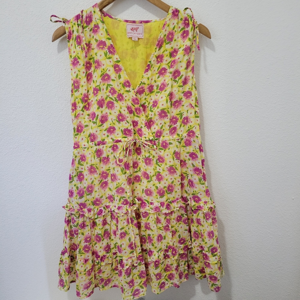 BANJANAN Sleeveless Cinch Waist Dress Size Small - Picture 2 of 8